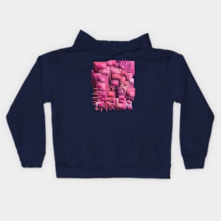 Shades of Pink 1 Kids Hoodie